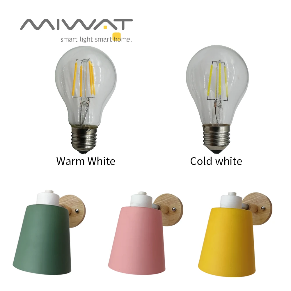 Светодиодная настенная лампа в скандинавском стиле креативный настенный