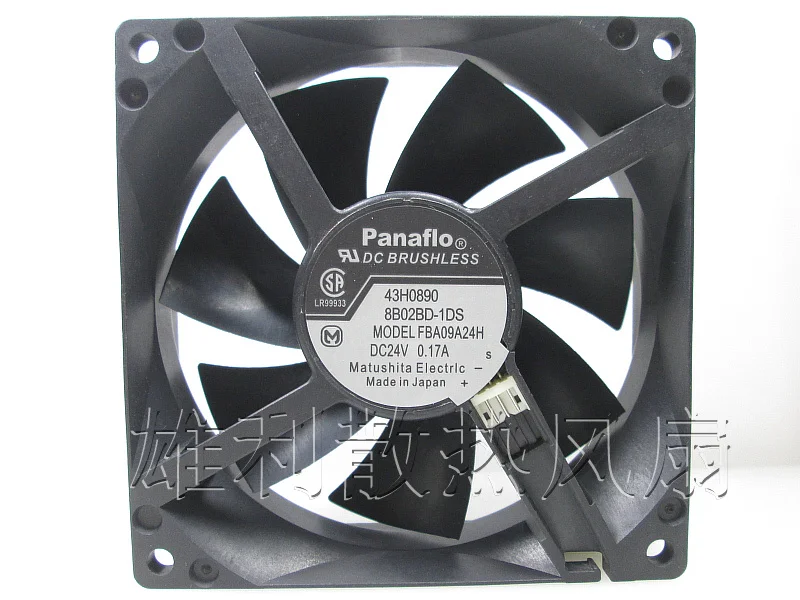 

Новый FBA09A24H 24V 0.17A 90*25 2 провода видео-телефон двери/3 провода защиты электродвигателя Вентилятор охлаждения