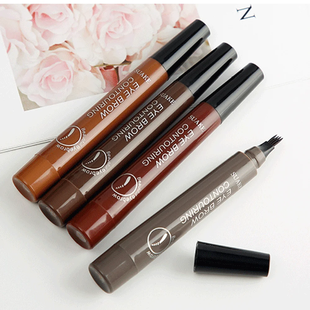 Карандаш Водостойкий Для Бровей микроблейдинг тату ручка для бровей длинное