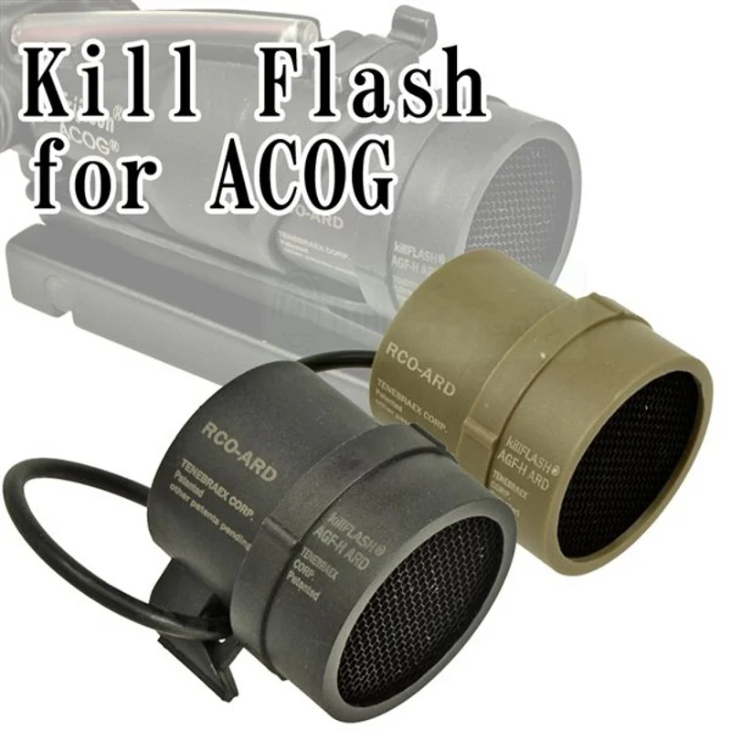 Тактический Прицел ACOG крышка Killflash защитная объектива охотничьи оптические