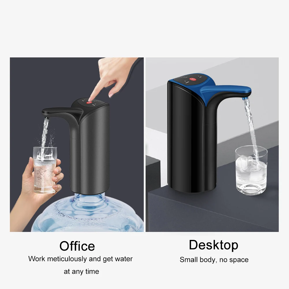 Household Dual Mode Water Bottle Pump USB Charging Portable Electric Automatic Drinking Dispenser with Switch | Дом и сад
