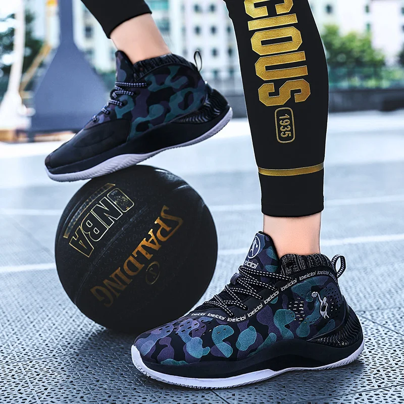 Джордан Баскетбольная обувь удобные высокие тренировочные Ботинки Ботильоны