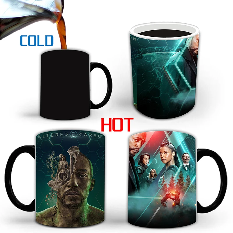 

1 шт. новые 350 мл игральные измененные кружки из углеродного цвета керамические кофейные чашки для молока подарок для друзей