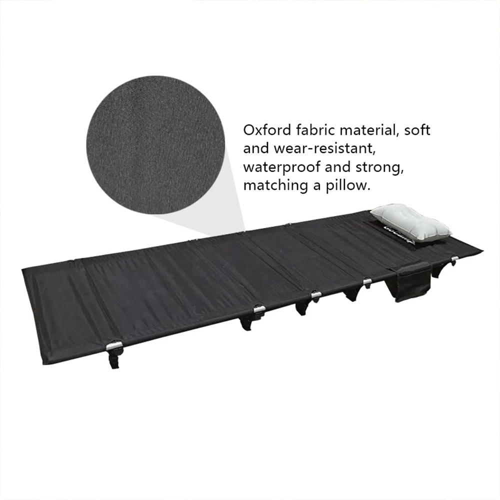 Складной Открытый Кемпинг кровать портативный алюминиевый сплав светильник