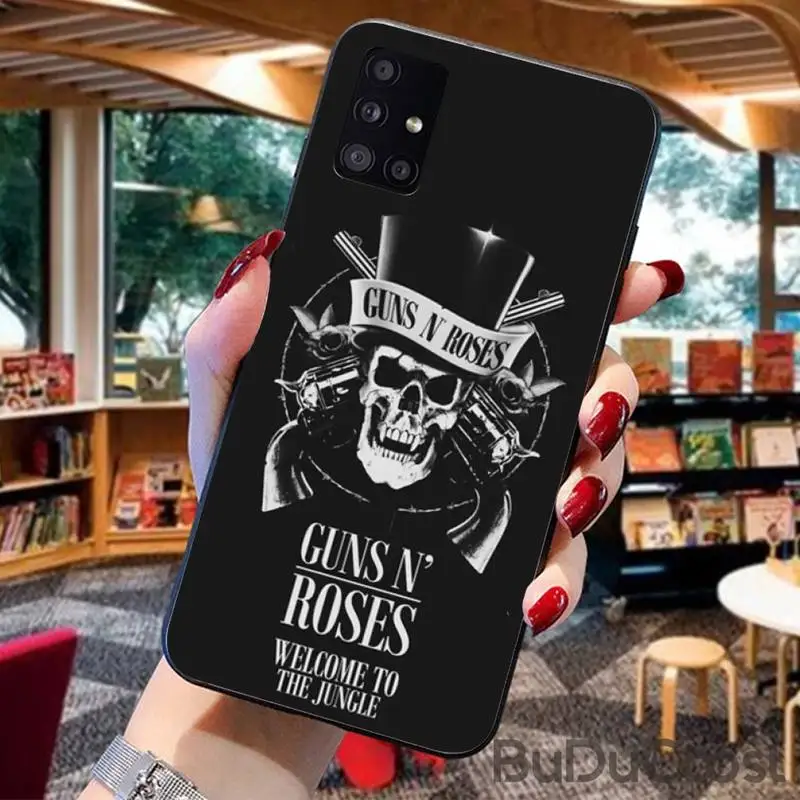 

Versaca Guns n roses good time Phone Case For Samsung A10 A20 A30 A40 A50 A70 A71 A51 A6 A8 2018