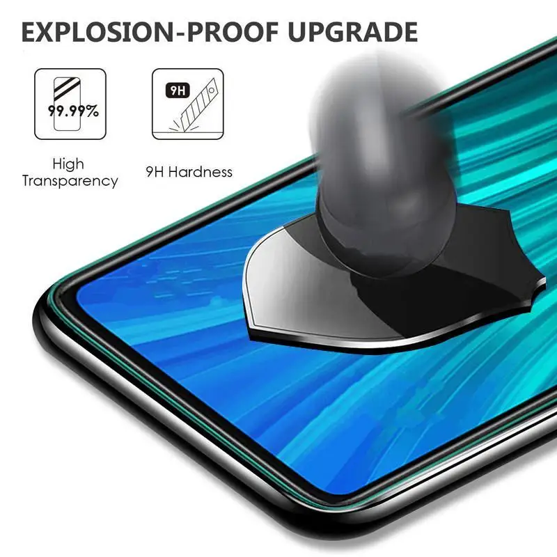 2 in1 9D Screen Protector For Redmi Note 8T Note8 Pro 8 8A Tempered Glass Back Camera Lens Film Xiaomi | Мобильные телефоны и