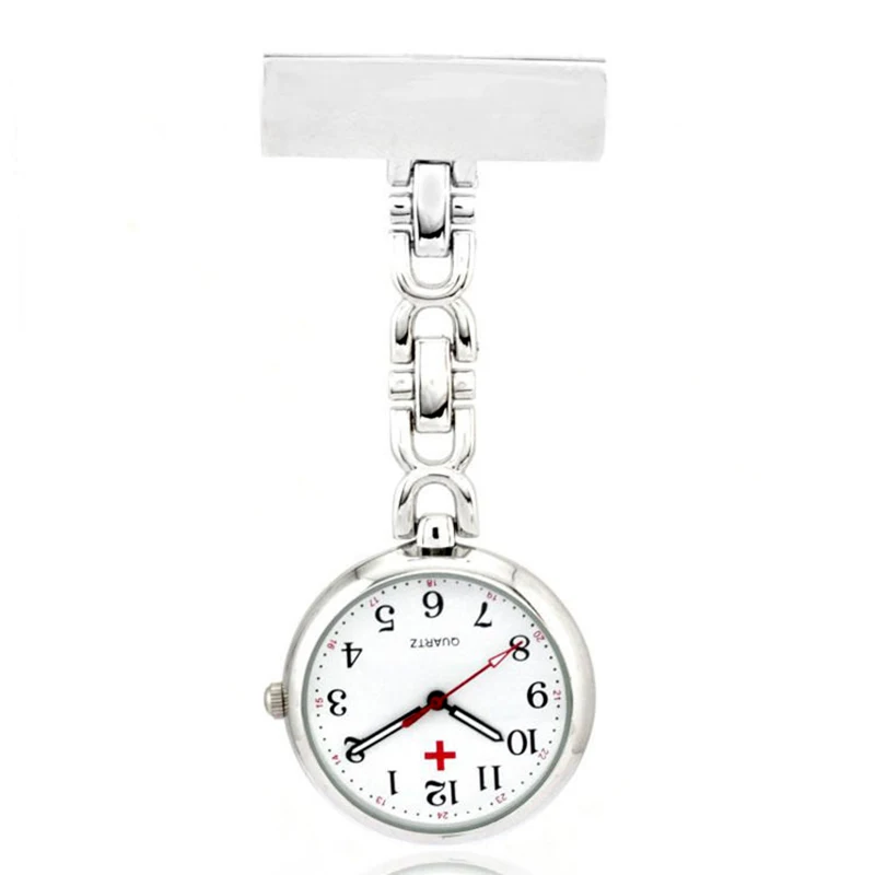 Часы кварцевые с нагрудным карманом для медсестер винтажные Портативные Простые