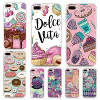 2021 silicone soft case for iphone 12pro max 11 pro x xr xs max 7 8 6 6s plus se 2020 12 mini print cupcakes phone cover