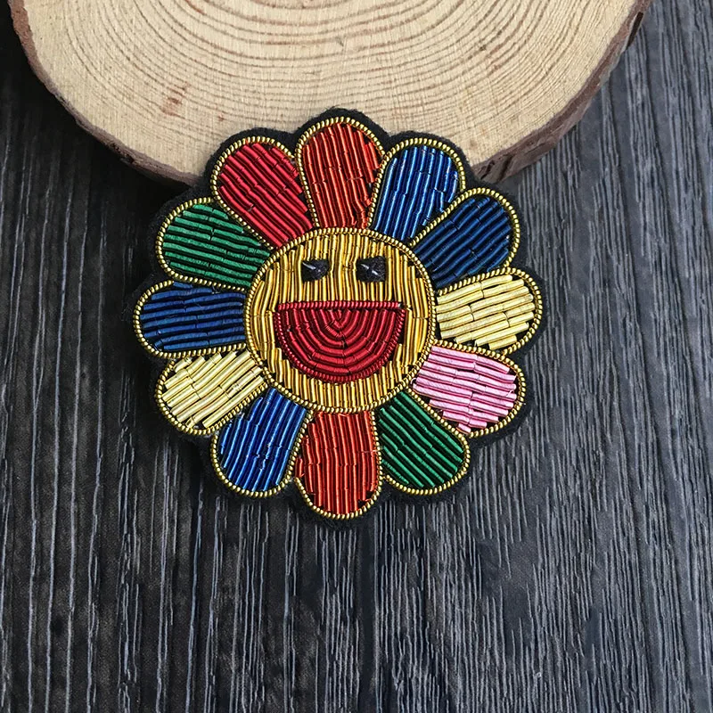 Новый Французский модный дизайн ручная вышивка индийская фотография|Броши| |