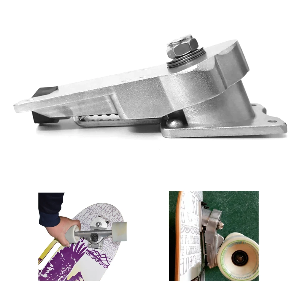 

7inch Land Surfboard Skateboard Bracket Base Surf Skate Trucks C7 Bridges Spring Bracket Skateboard Bridge Spring Bracket