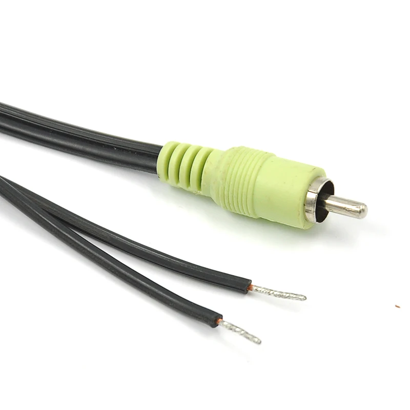 Подержанный зеленый провод для динамика RCA к болой задней левой камере LR 15 м/50