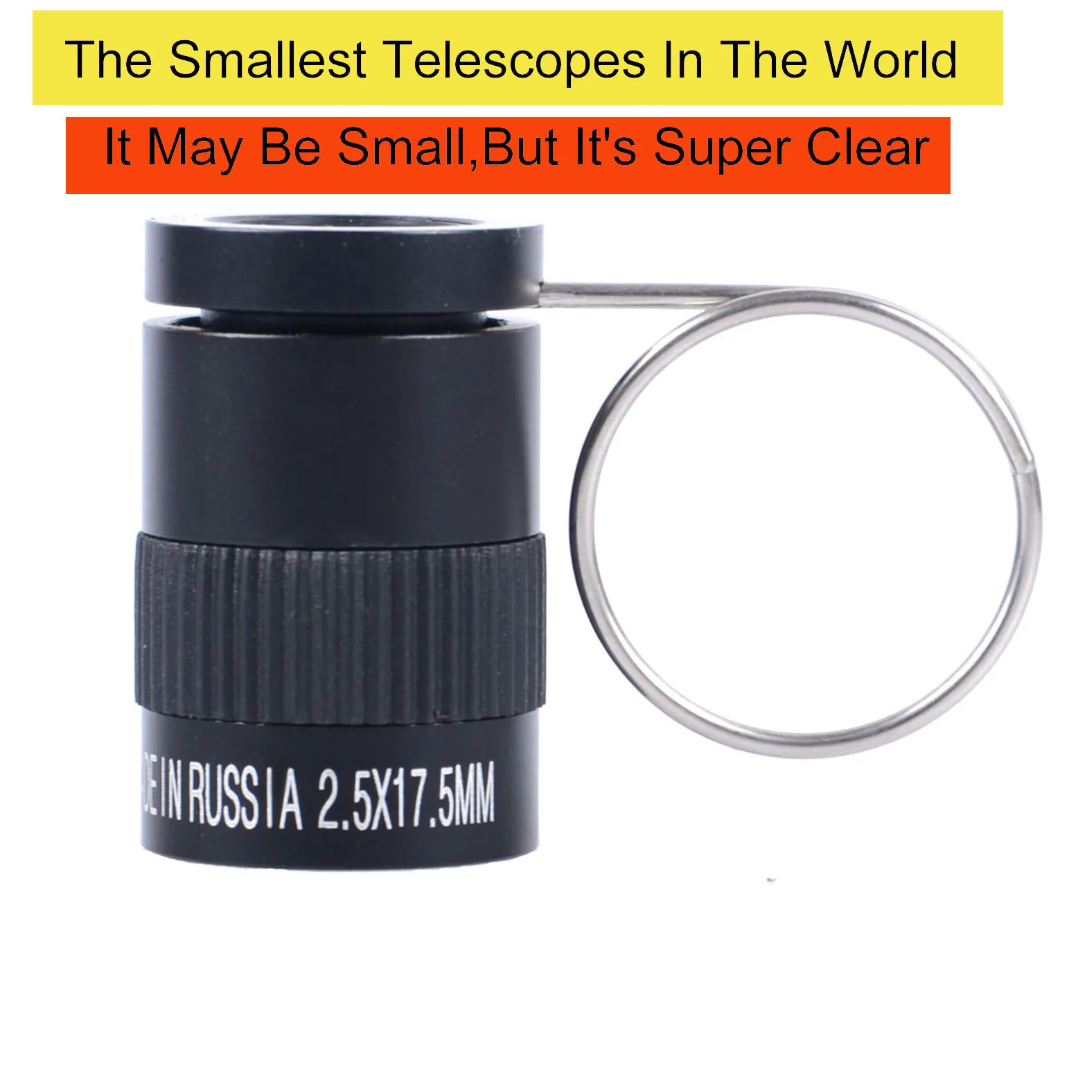 

Монокуляр Карманный, 2,5x17,5, самый маленький в мире брелок для ключей, для походов, кемпинга, путешествий, охоты