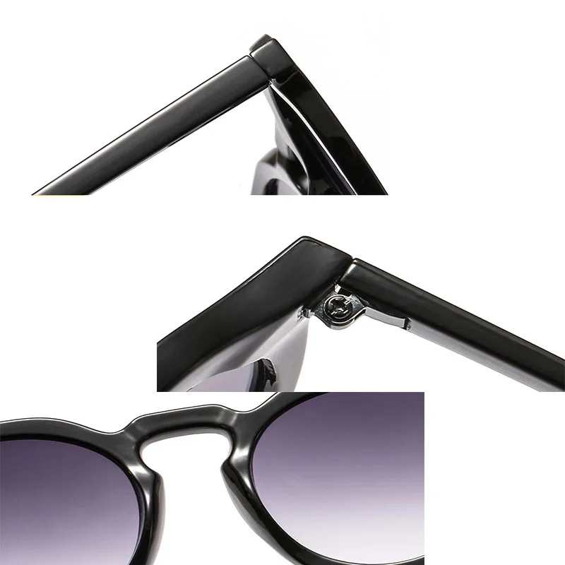 

Round Shape Fashion Retro Sunglasses Women Jelly Color Frame Personality Eyewear UV400 Travel Spectacles