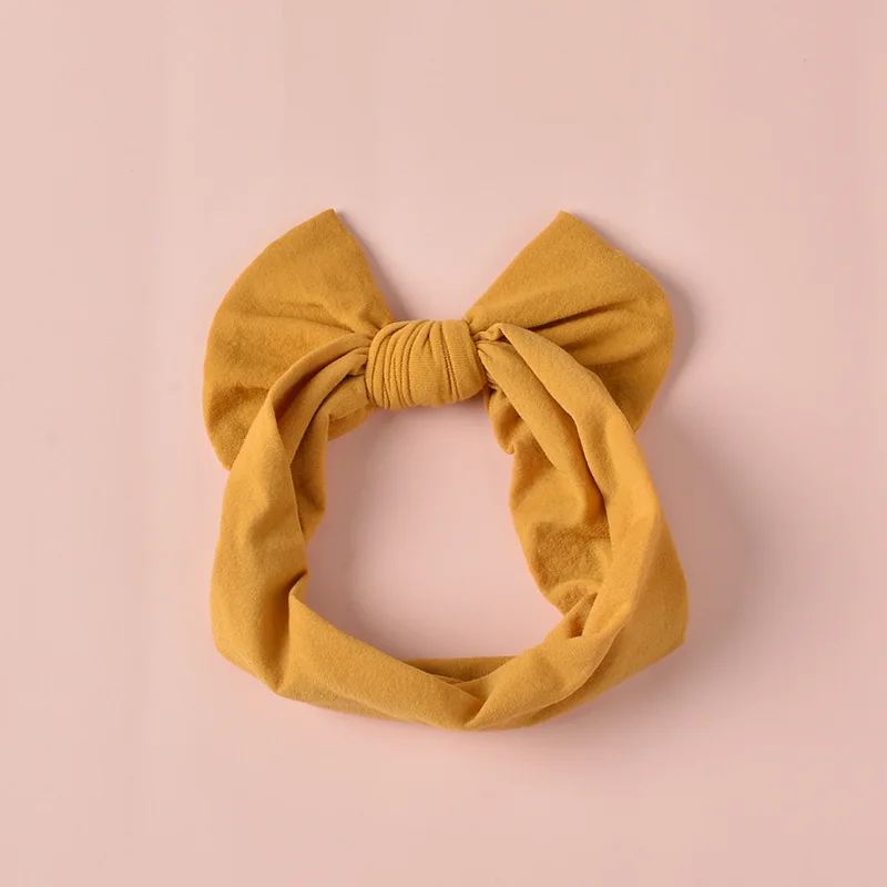 30 цветов Детская повязка на голову девушка ленты Аксессуары Тюрбан завязанный