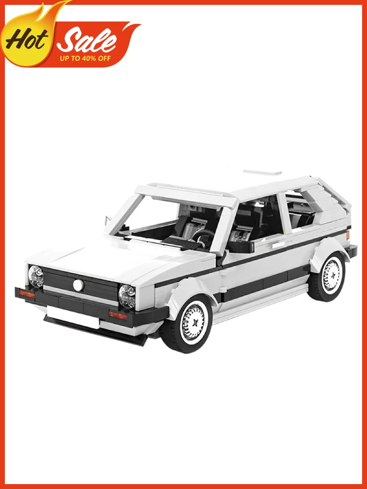 

MOC VWING GolfING Mk1 Car Model Technical Constructor Educational Children's Toys Building Blocks Bricks For Kids Boys Gifts