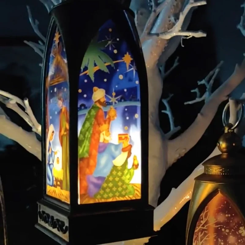 Красивый креативный Рождественский пластиковый подарок для украшения дома