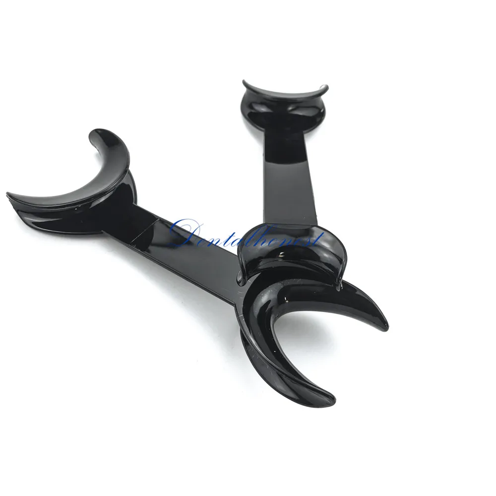 Черный стоматологический Т-образной формы Открыватель для интраоральной щеки