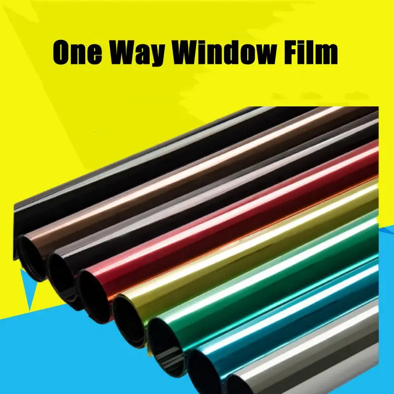 Односторонняя зеркальная пленка для стекла Светоотражающая нанопленка окон
