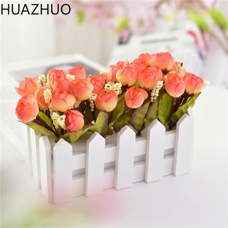 Искусственная чайная роза для свадебного декора искусственные цветы маленькое