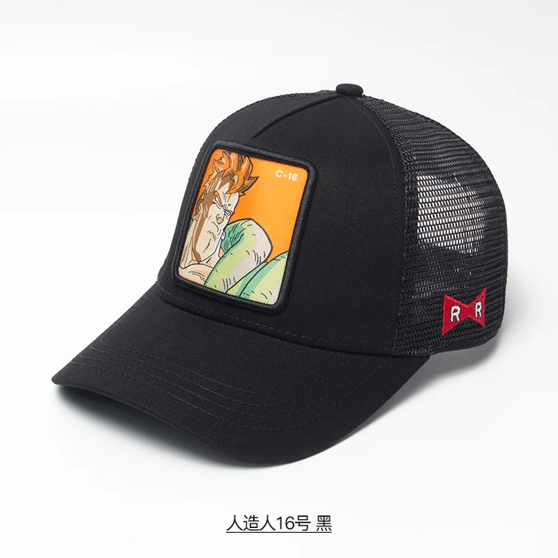 Бренд Вегета чехол Capsule corp Dragon Ball Z Snapback хлопок Бейсбол Кепки Для мужчин Для женщин в стиле «хип-хоп» для папы сетчатая шапка бейсболка дропшиппинг - Цвет: Многоцветный