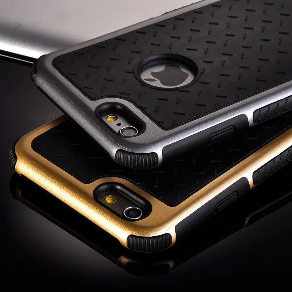 Противоударный резиновый Гибридный чехол для IPhone 7 8 6 6S Plus 5 5S SE модный жесткий