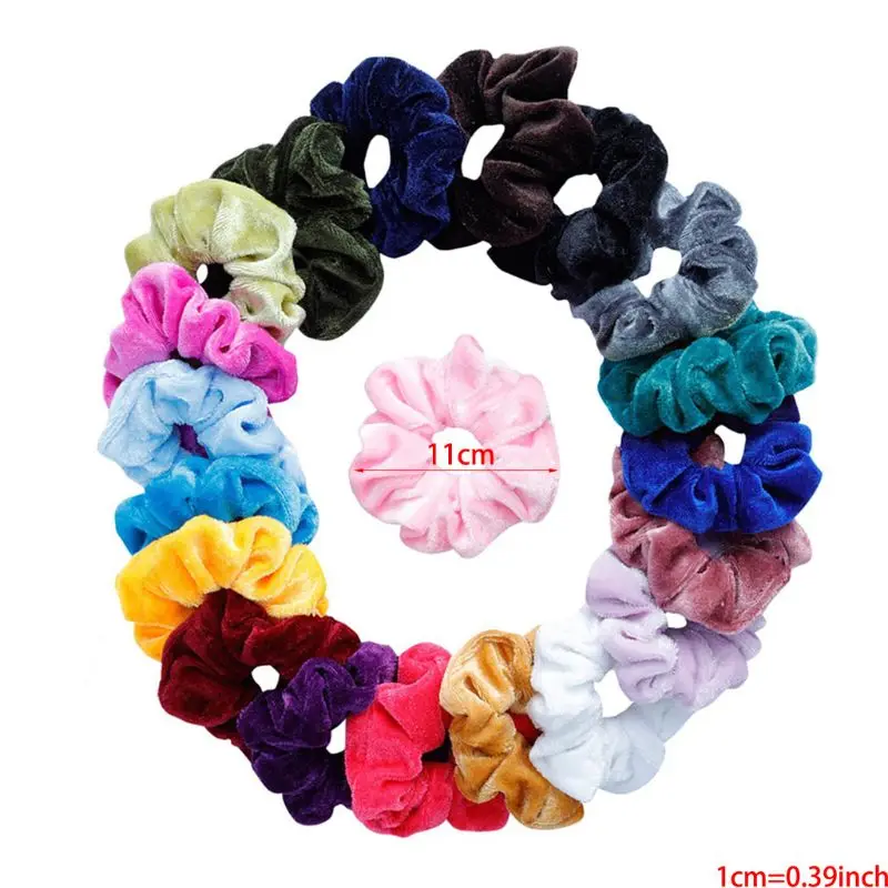 

36 Pack Velvet Scrunchies Hair Bobble Elastics Hair Scrunchy Hair Bands Headbands Women Scrunchies Bobbles Hair Ties