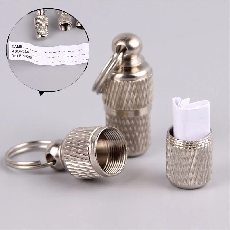 1 шт. серебристая идентификационная трубка для собак и кошек 23 х10 мм|Аксессуары