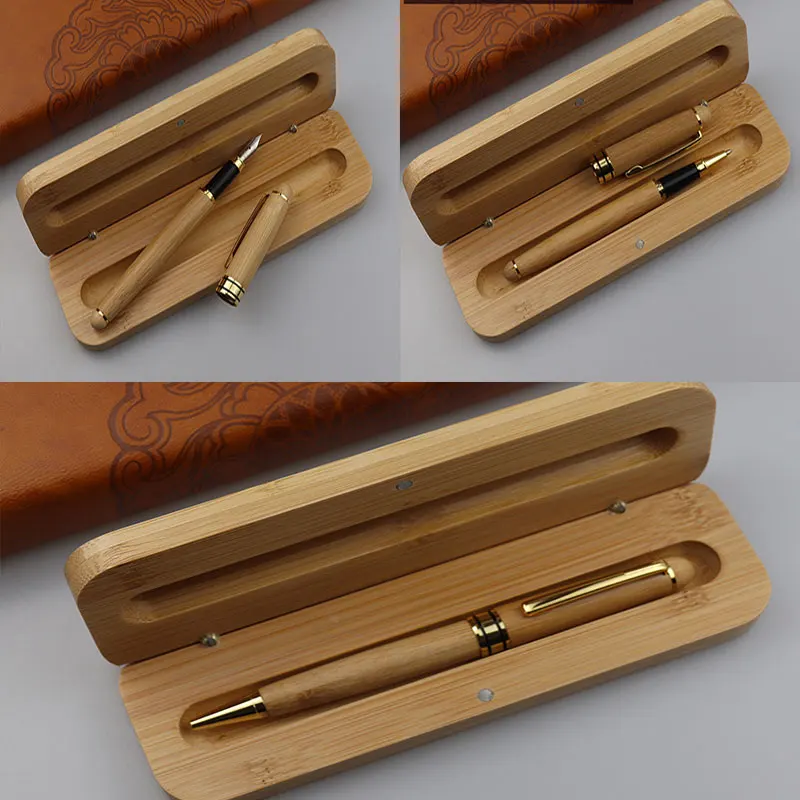 

Bamboo Plain Ballpoint Pen Natural Materials Gel Pen Office Pen Holiday Gifts