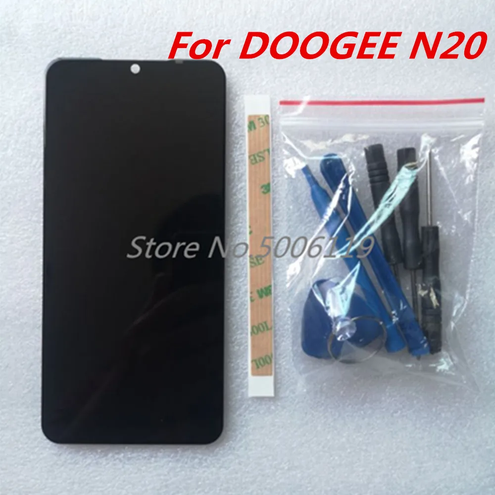 Для DOOGEE N20 1080x2280 ЖК-дисплей для сотового телефона+ сенсорный экран дигитайзер сборка 6," FHD+ Сменное стекло