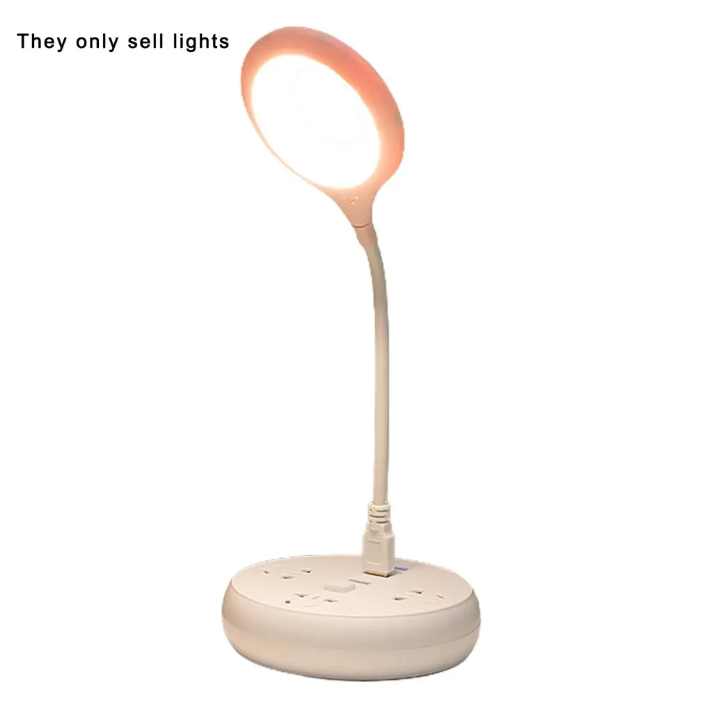 

Table Lamp USB Socket Freely Foldable Portable LED Light No Flicker Soft Light Saving Energy Eye Protection Away From Myopia