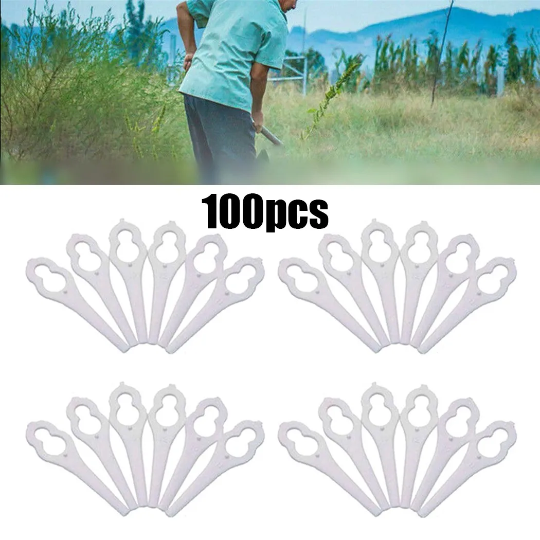 

100PCS Grass Trimmer Blades ALM28 ART23 ART23Li Flexible Safety Blades