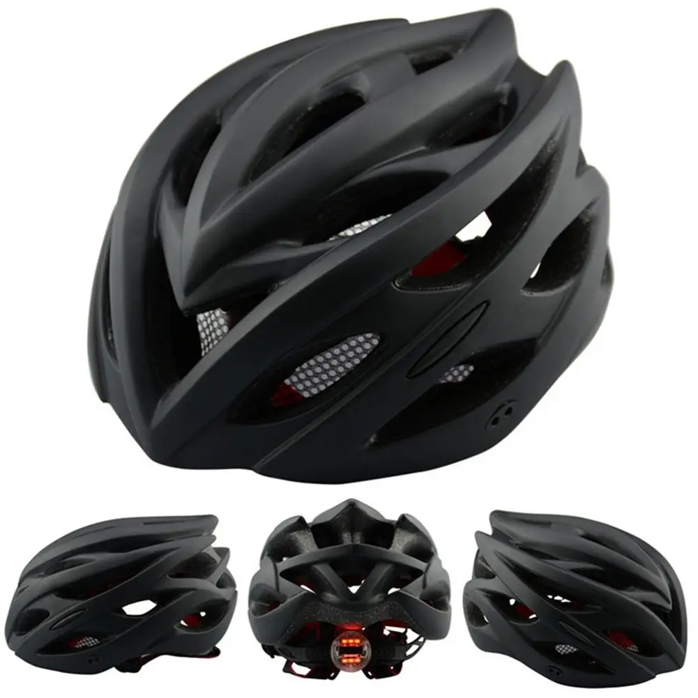 

Bicycle Matte Air Vents Back Light Integrally Molded Mountain Road Bike Helmet Cycling Helmet Health Care