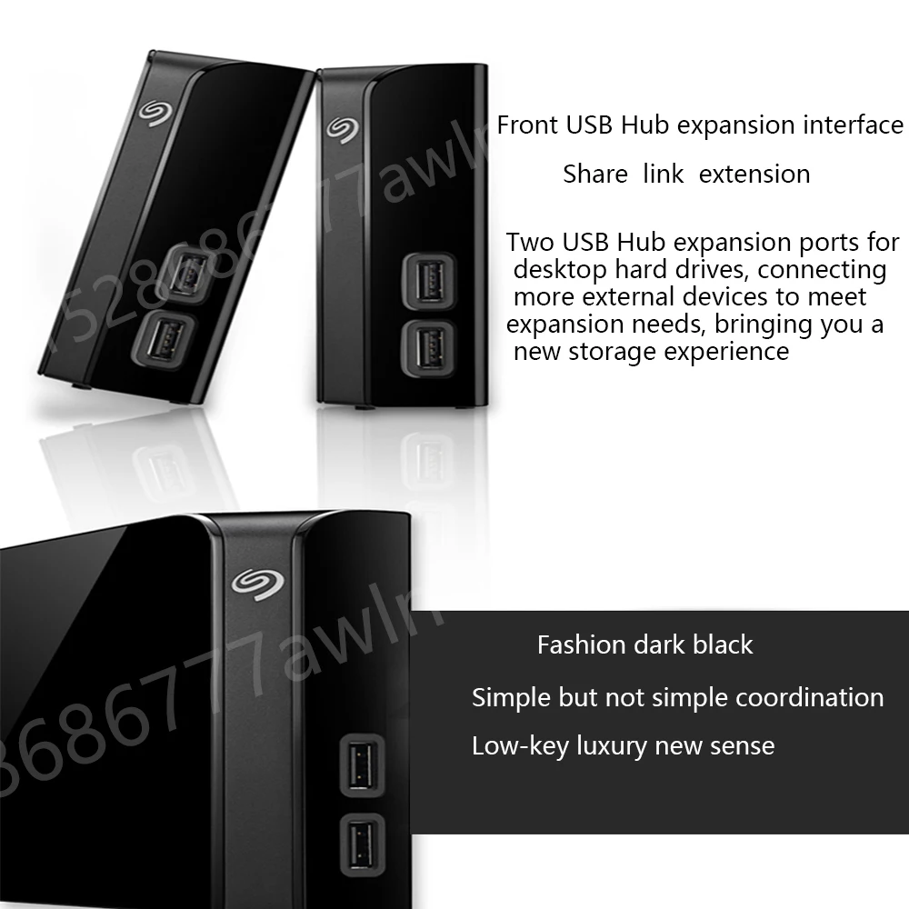 Seagate 3,5 дюймов внешний жесткий диск большой емкости мобильный жесткий диск USB3.0 Расширенный USB Рабочий стол концентратора мобильный жесткий диск