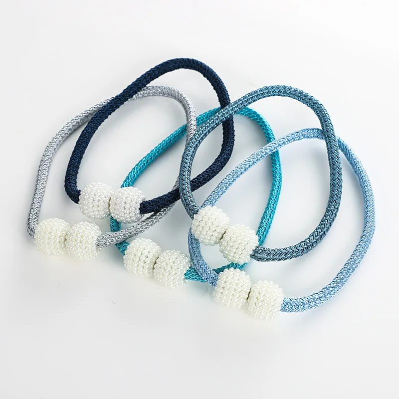 Жемчужный магнитный зажим для штор держатель занавесок подвешивания в форме