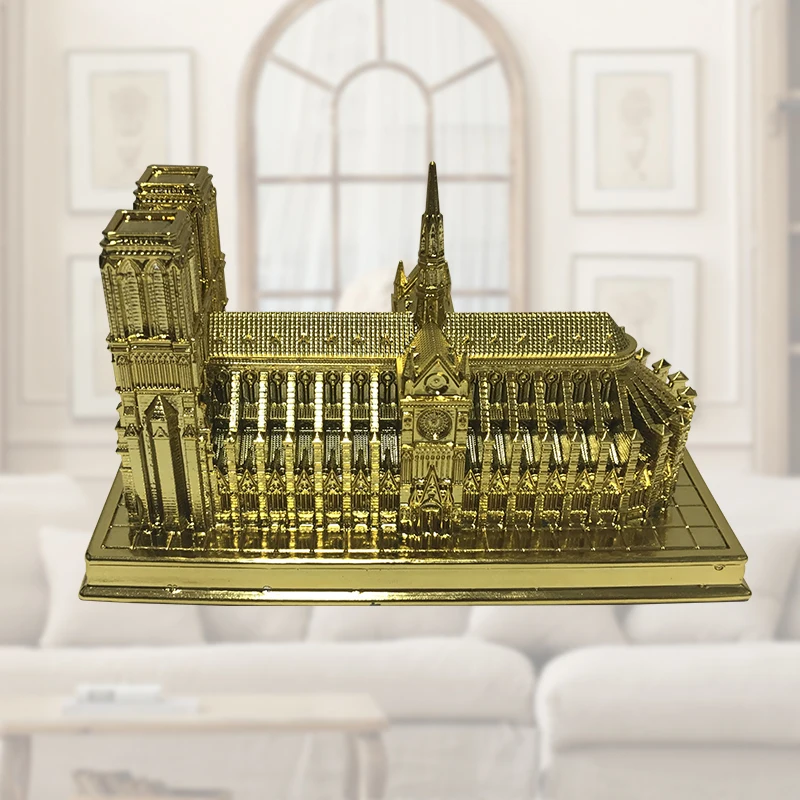 Hand made Изделия из смолы Мировая архитектура &quotNotre Dame de Paris Творческий фигурки