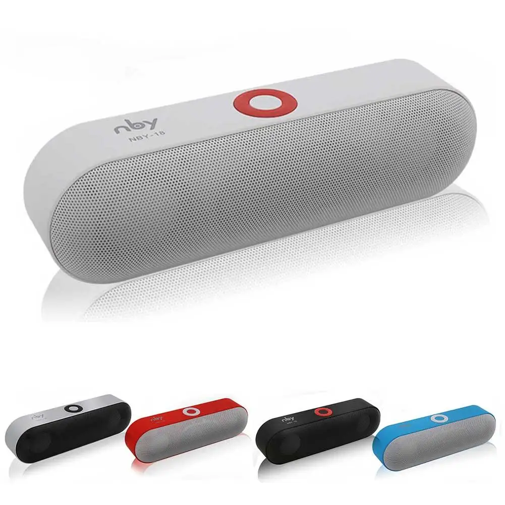 Новый NBY 18 Мини Bluetooth динамик 3D стерео музыка объемный поддержка портативный
