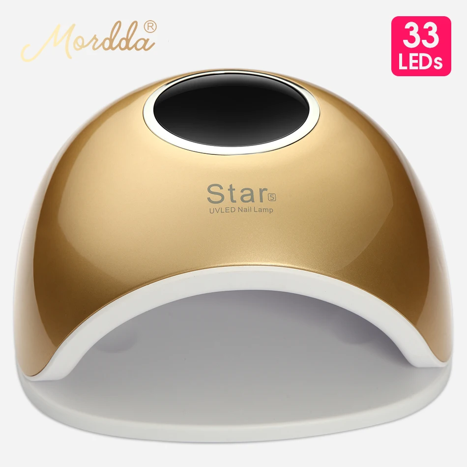 MORDDA 66 Вт лампа для сушки гель лака УФ сушилка ЖК дисплей ногтей сушка всех лаков