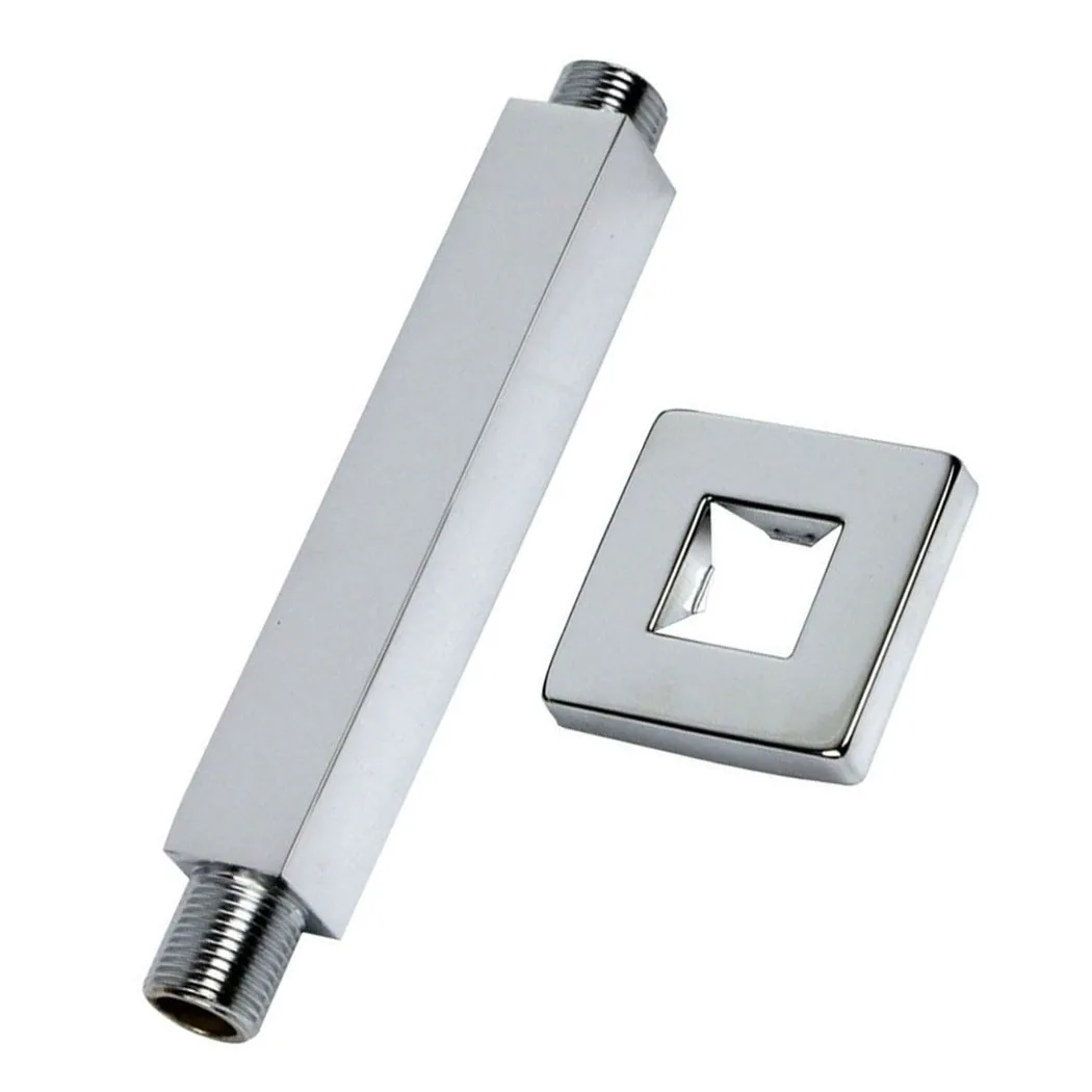 

150mm Shower Head Arm Accessories Ceiling Mounted Connection Rectangular