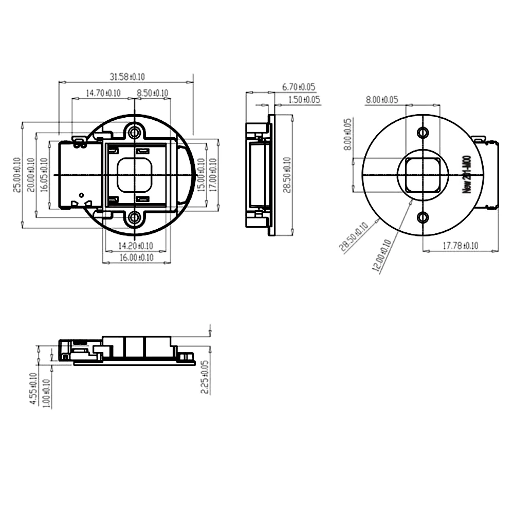 Новый 2 шт. IR CUT Крепление объектива CS держатель 20 мм IRC IRCUT двойной фильтр