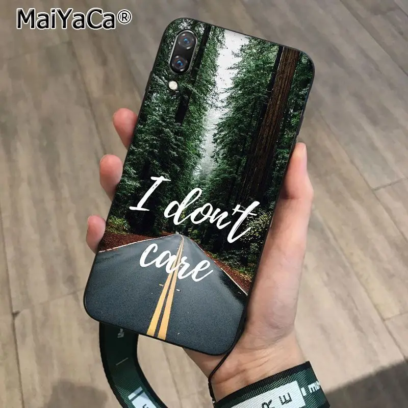 MaiYaCa путешествия гор морской пляж цитаты ТПУ мягкий чехол для телефона Huawei P10 plus 20