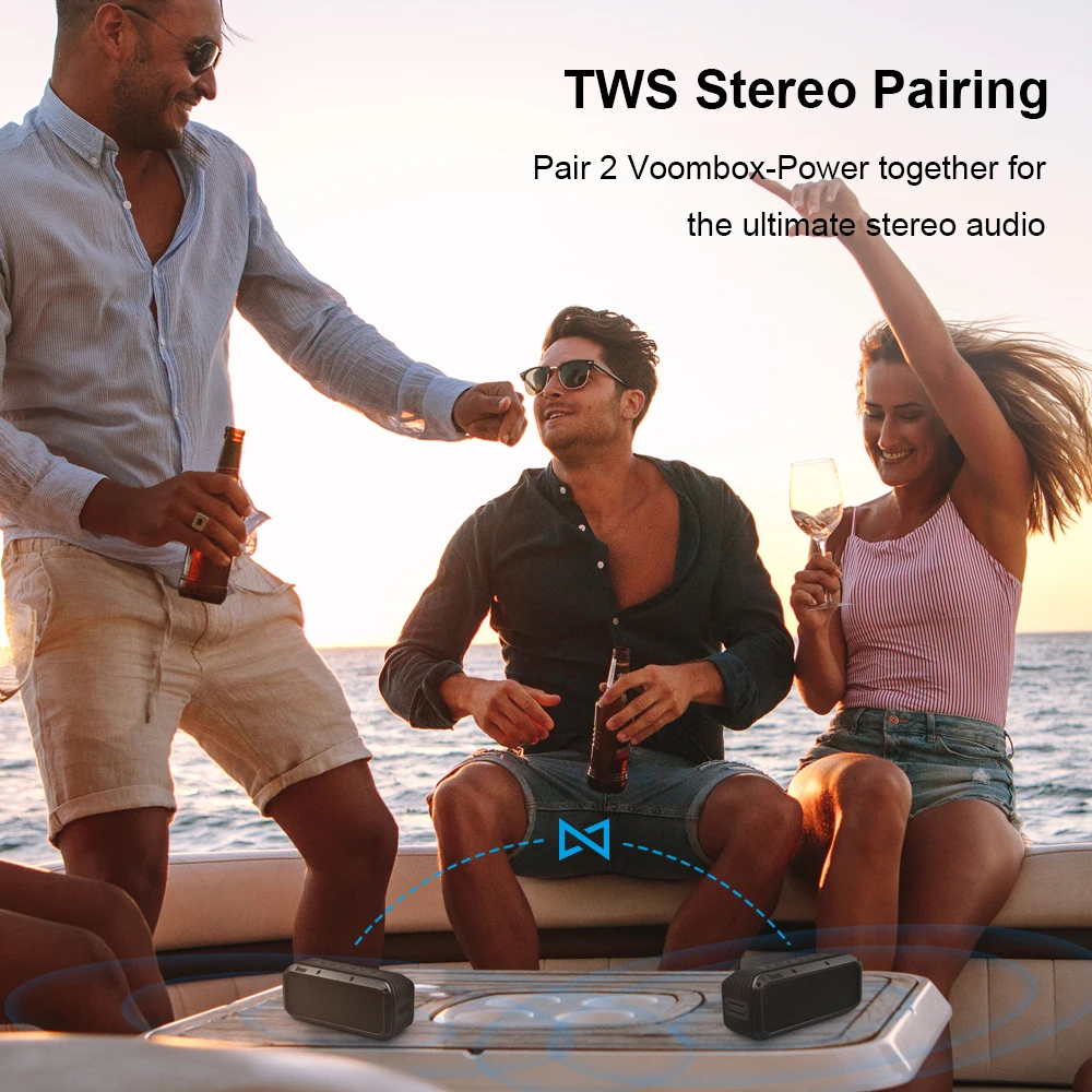 Портативная Bluetooth Колонка Divoom Voombox Power 30 Вт TWS аудио высокое качество бас NFC 10 м 5000