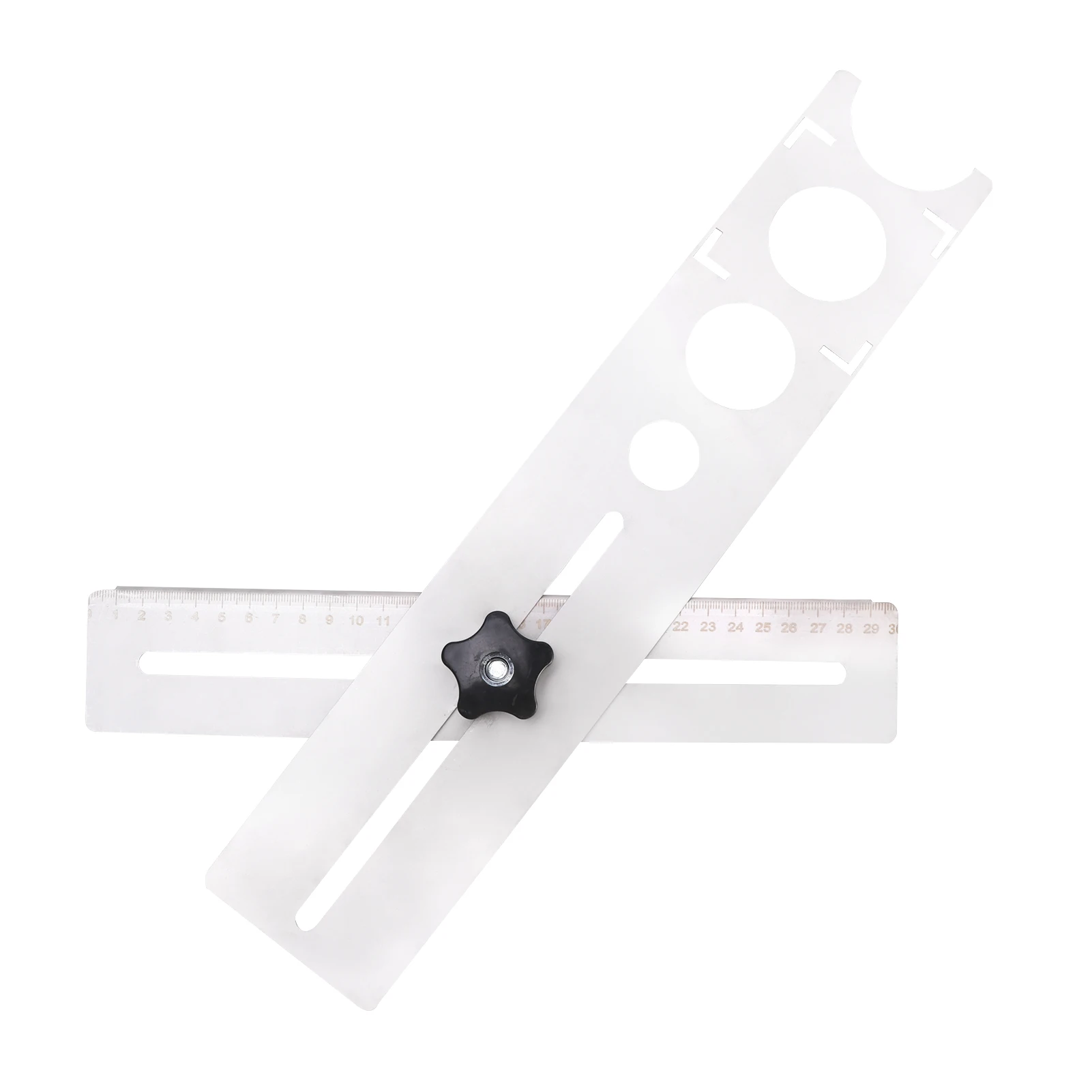 

Направляющая для сверления отверстий, универсальный точный измерительный прибор из нержавеющей стали для керамической плитки, Портативны...