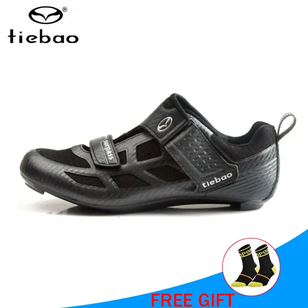 1815 black TIEBAO/Обувь для гоночного велосипеда; zapatillas hombre zapatillas bicicleta; дорожная обувь; sapatilha ciclismo; кроссовки для велоспорта - Цвет: 1815 black