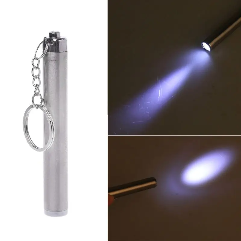 100 люменов AAA батарея питание из нержавеющей стали мини ручка светильник