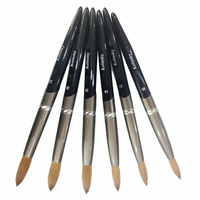 Инструмент для маникюра круглый стержень большая Хрустальная ручка кисть