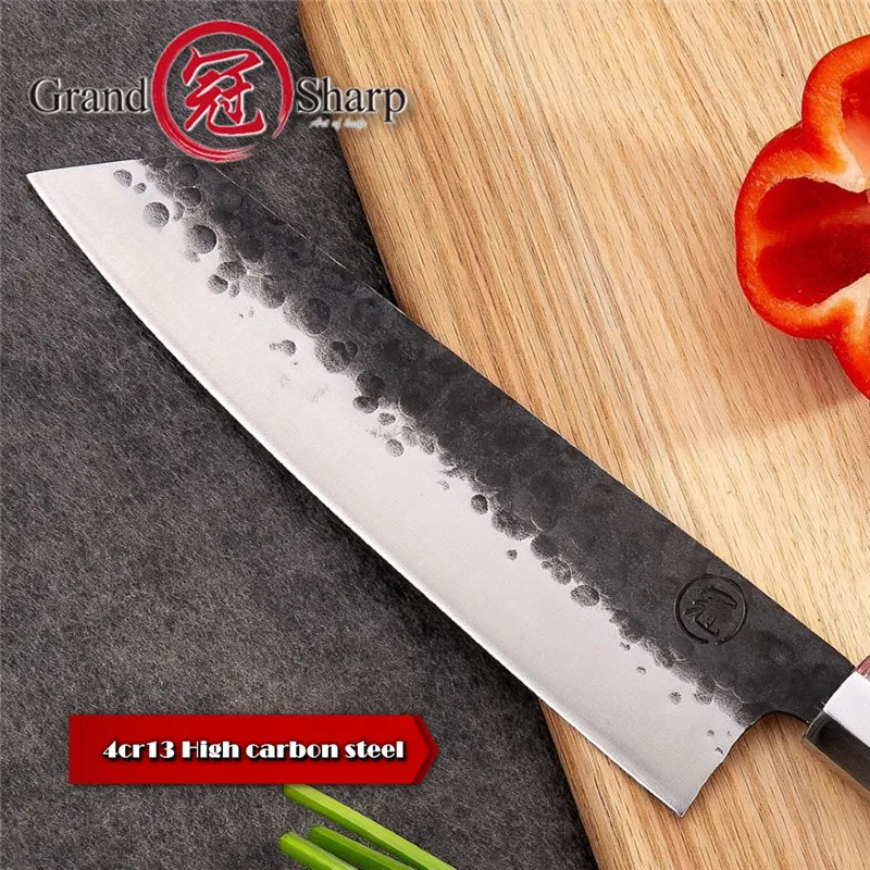 8 дюймовый поварской нож ручной работы японские кухонные ножи Kiritsuke инструменты