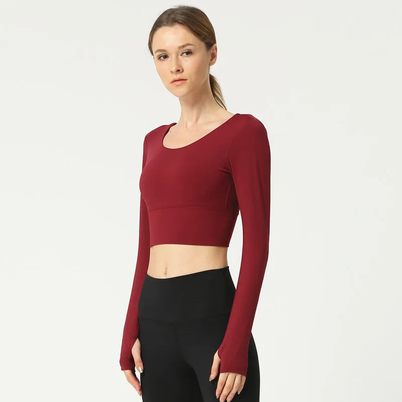 Йога новый спортивный бодибилдинг красота задний ремешок одежда для йоги