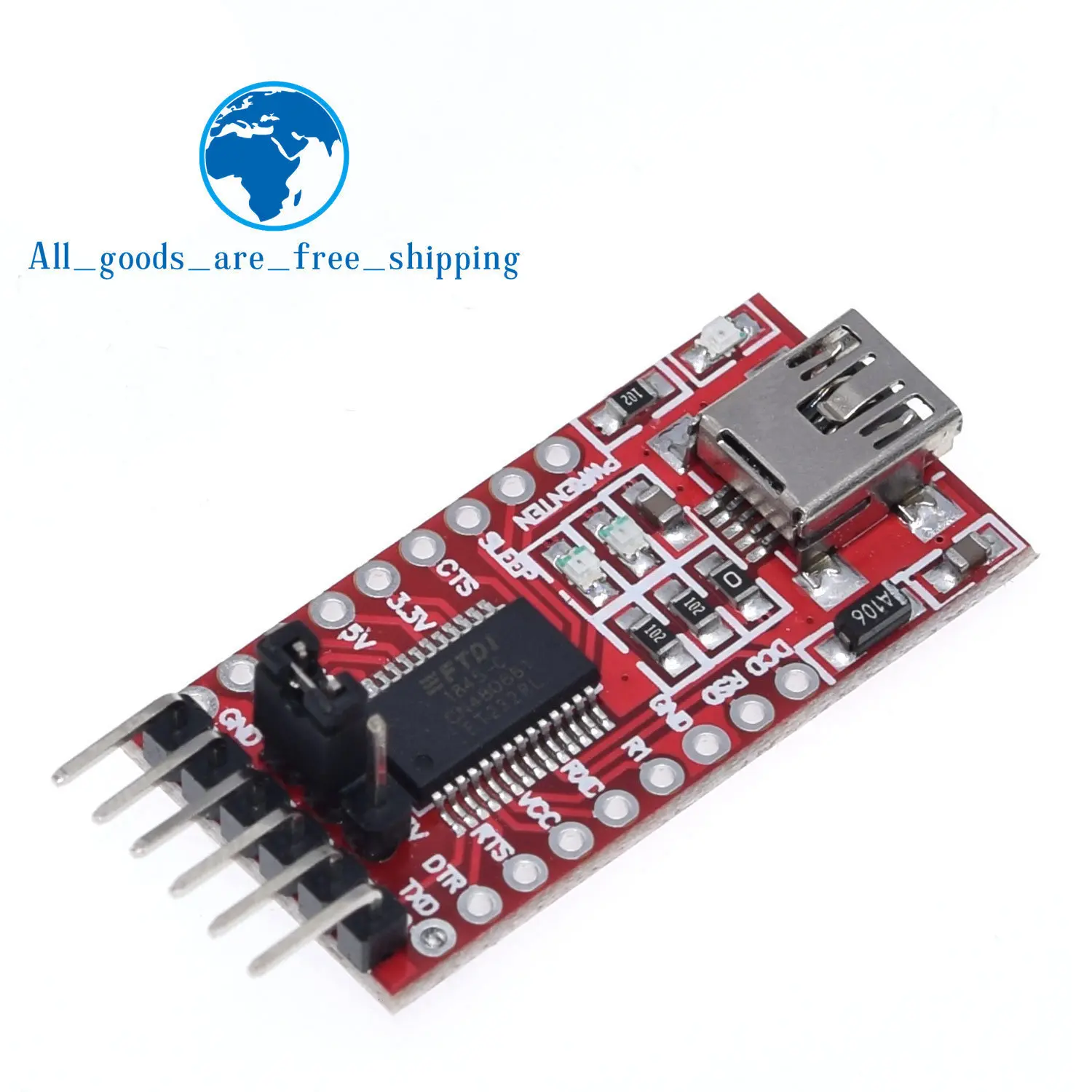 FT232RL FTDI USB 3,3 V 5,5 V to ttl модуль последовательного адаптера forArduin Mini port. Купите хорошее качество! Пожалуйста, выберите меня