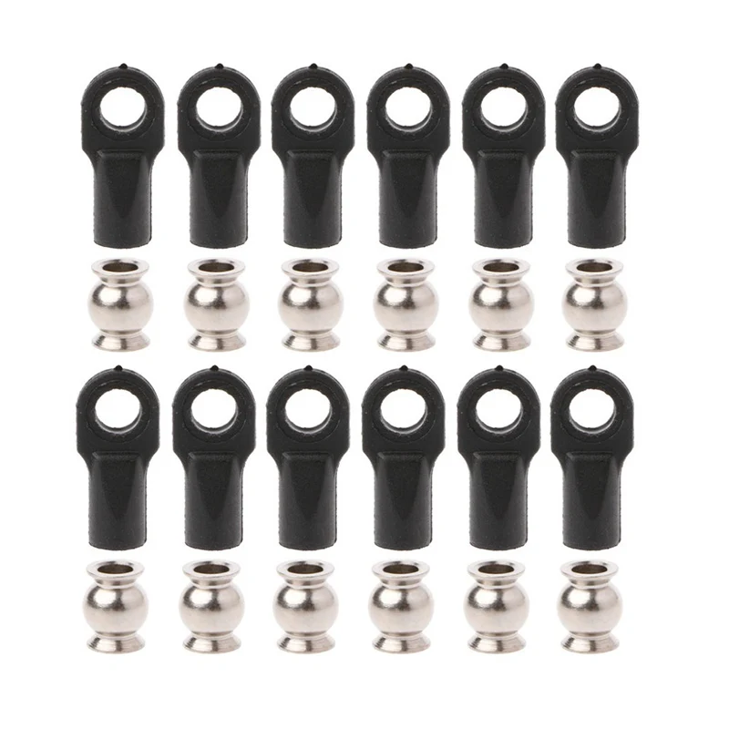 

12Pcs Rod End Link Linkage Balls Joint Head for 1/10 RC Car Crawler Axial