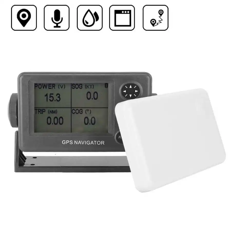 Навигатор GPS/SBAS 4 5 дюйма ЖК-дисплей GPS-навигатор локатор с приемником SBAS морские